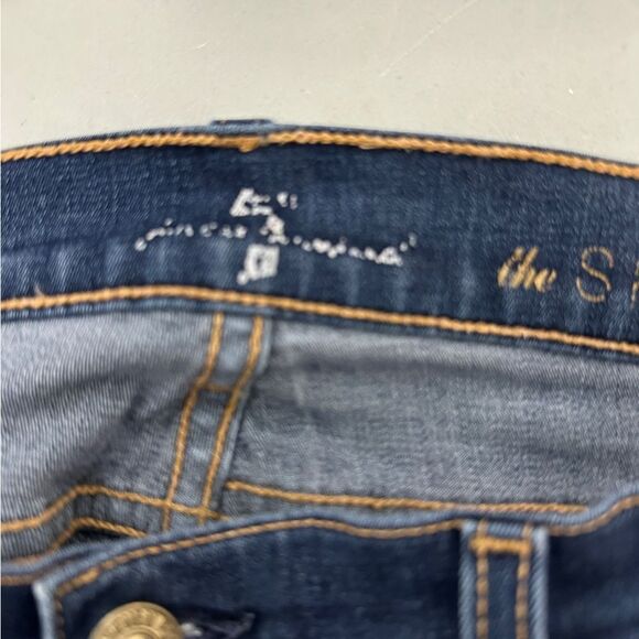 7Seven for All Mankind Skinny Jeans 27 Med/ Dark Wash Sz 26 - Picture 5 of 7
